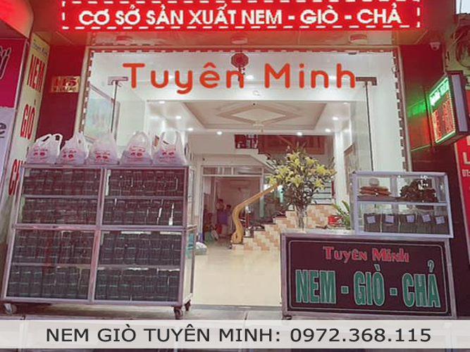 Cơ sở sản xuất nem giò Tuyên Minh